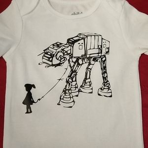 Baby girl star wars shirt